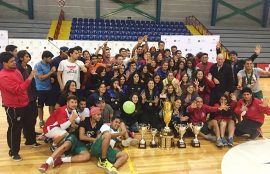 la sede de La Serena obtuvo por octava vez consecutiva el título de las Olimpiadas Nacionales Santo Tomás 2016.